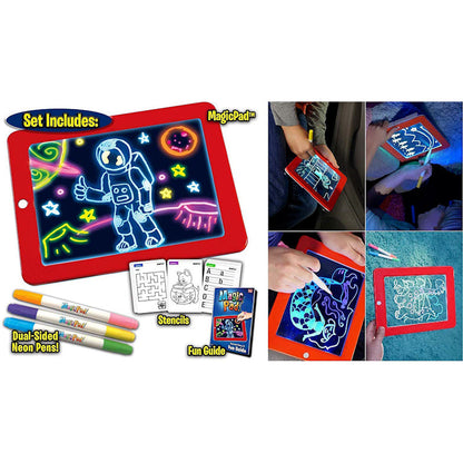 Magična svetleća tabla za crtanje u boji za decu