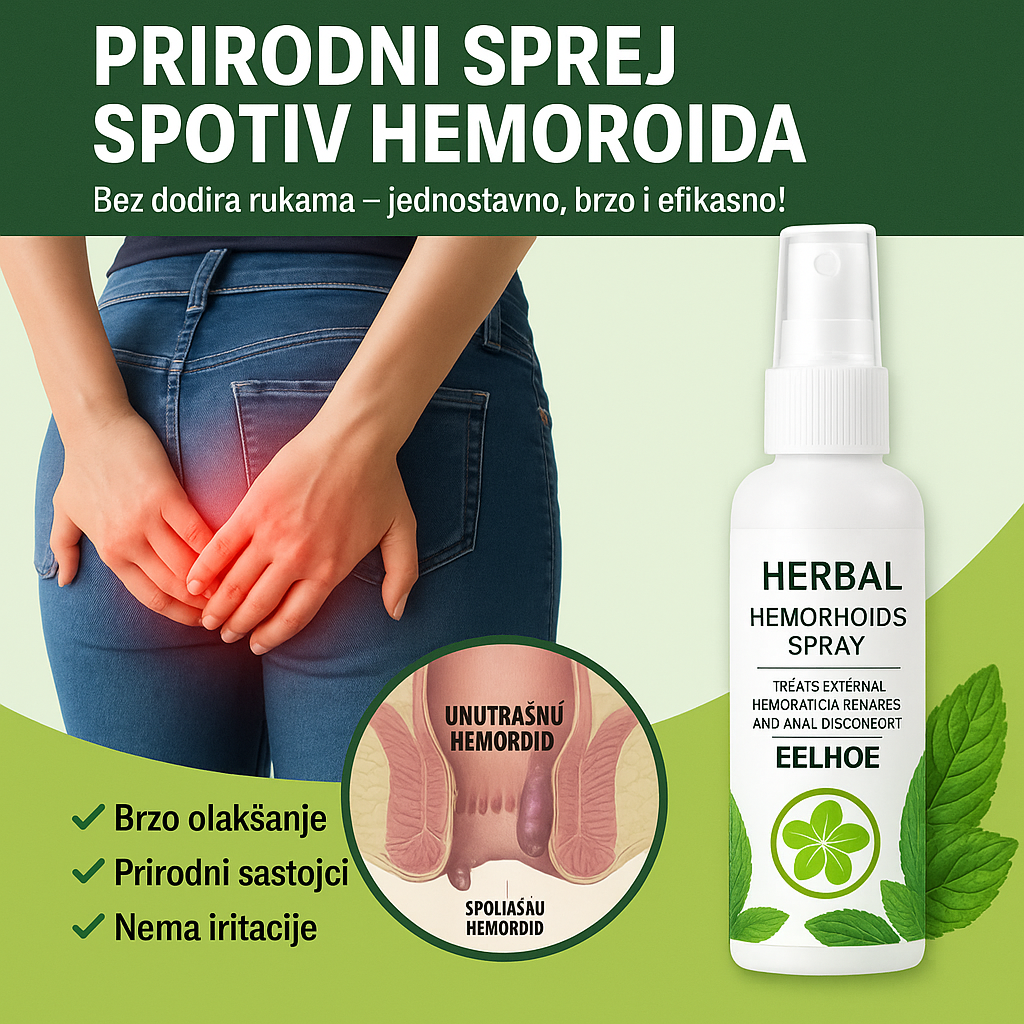 KONAČNO KRAJ HEMOROIDIMA – BEZ OPERACIJE I BEZ MUKE!