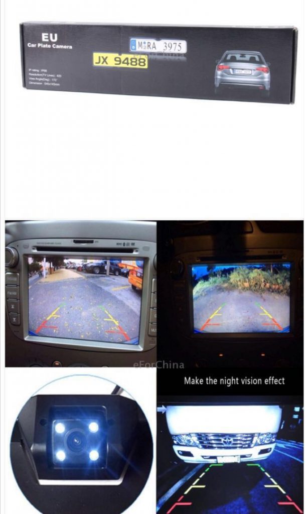 EU – Ram za tablice sa parking kamerom