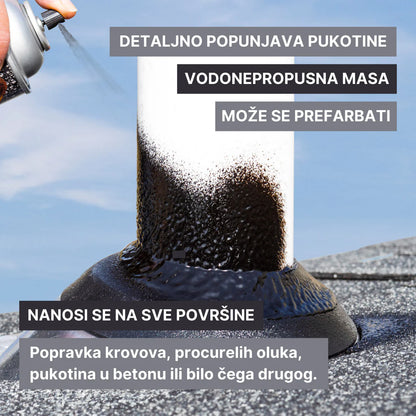 FLEXIBLE™ GUMA U SPREJU – PROFESIONALNA IZOLACIJA ZA SVE POVRŠINE!